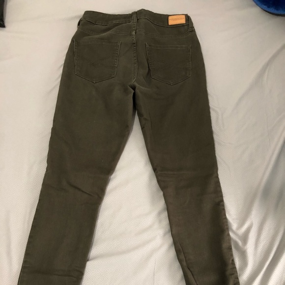 Olive green Aeropostale high waisted jeggings - Picture 5 of 7